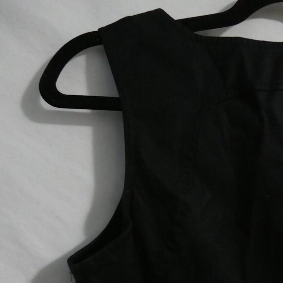 BANANA REPUBLIC PETITE | 2P | Black Sleeveless Dress | Zip-Up Back Closure - Picture 10 of 16